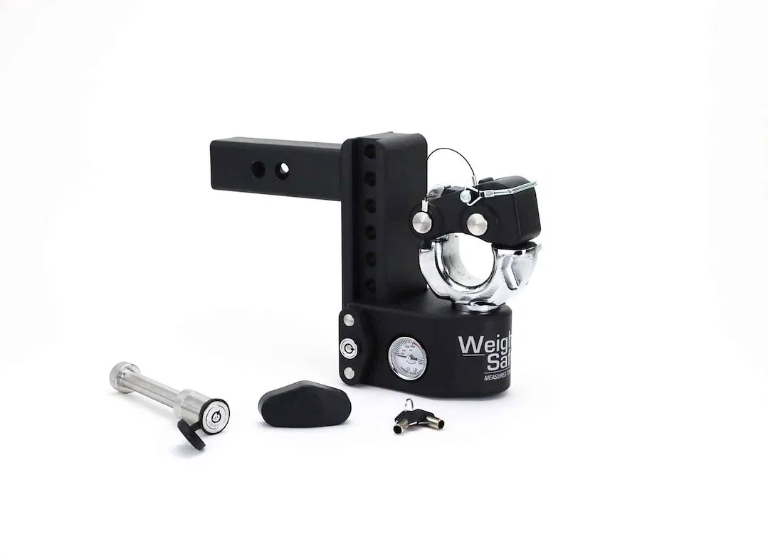 SWS6-2-PA-KA – WEIGH SAFE Pintle Hook, Fits 2 Inch Receiver 6 Inch Drop 15000 Pound Gross Trailer Weight Capacity Wit...